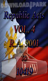 philippine laws - vol. 4