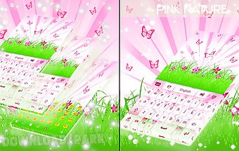 Pink nature keyboard