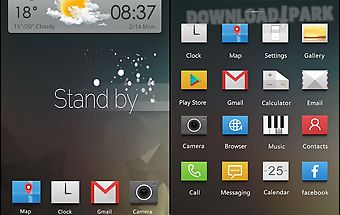Stand by go launcher theme