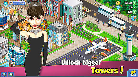 tower sim: celebrities city. trump and hillary