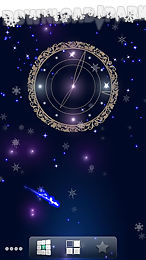 snowy night clock lwp trial