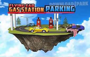 Flying car gas station parking