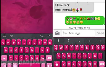 Emoji keyboard+ red love theme