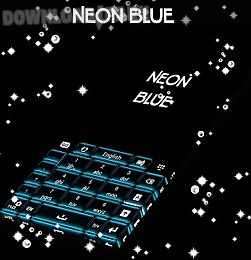 neon blue keyboard free