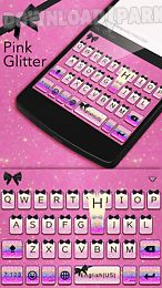 pink glitter emoji keyboard