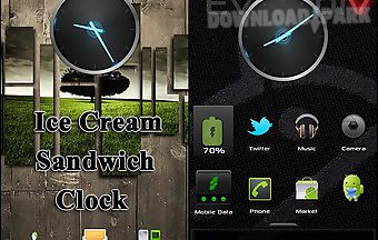 Ice cream sandwich clock