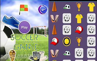 Soccer memory game