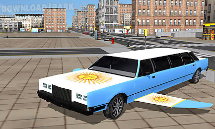 flying limo car driving fever