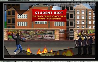 Student riot: drunk class