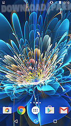 neon flowers by phoenix live wallpapers