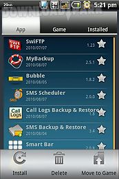 app backup & reinstall