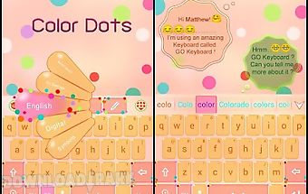 Color dots go keyboard theme