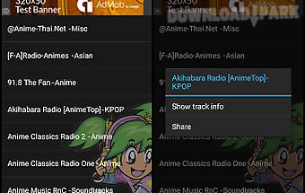 Anime radio music soundtracks