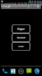 big font widget