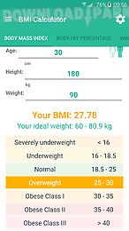 bmi calculator - weight loss