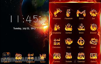 Magma go launcher theme