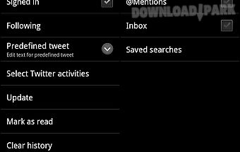 Smart extension for twitter
