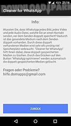 cleaner for whatsapp