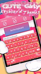 cute girly keyboard themes