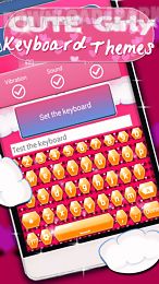 cute girly keyboard themes