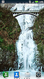 scenic waterfall wallpaper