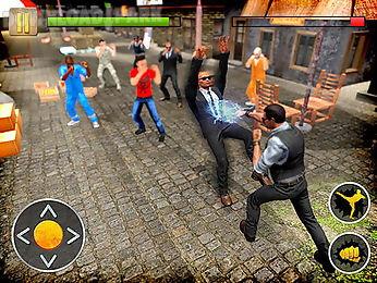 angry mafia fighter attack 3d
