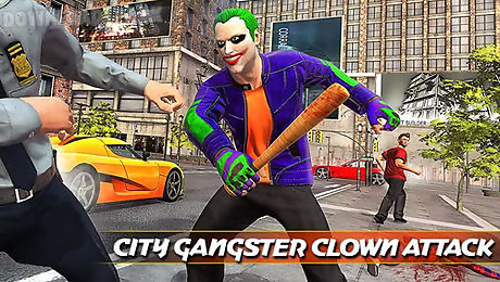 city gangster clown attack 3d