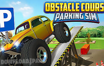 Obstacle course: car parking sim