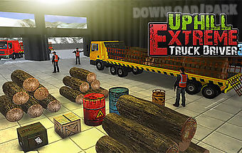 Uphill extreme truck driver 3d