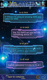 go sms pro starlight theme