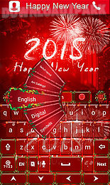 happy new year keyboard theme