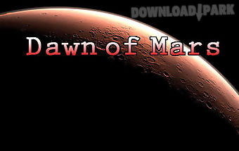 Space frontiers: dawn of mars