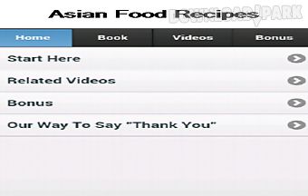 Asian food recipes app