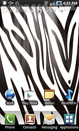 zebra print live wallpaper