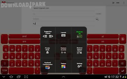 adaptxt keyboard - tablet