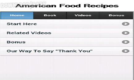 american food recipes