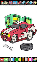 cars coloring book game