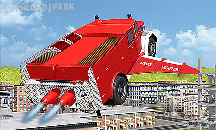 flying firetruck city pilot 3d