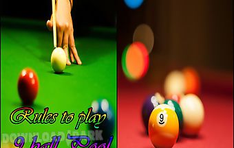 Rules to play 9 ball pool