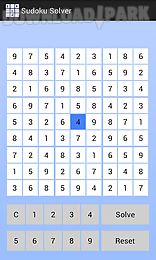 sudoku game solver