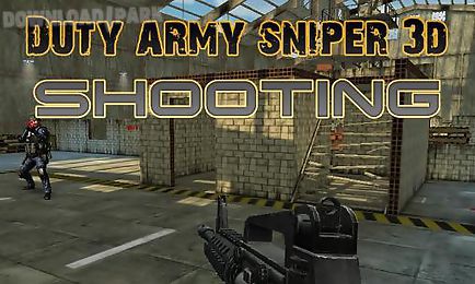 duty army sniper 3d: shooting