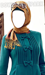 hijab fashion photo montage