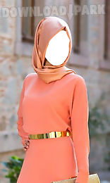 hijab fashion photo montage