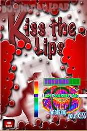 kiss the lips gold
