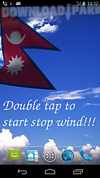 3d nepal flag live wallpaper