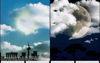 Cloudy sky live wallpaper