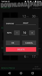 reps - workout tracker
