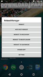 reboot manager (*root*)