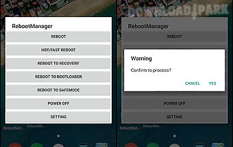 Reboot manager (*root*)