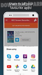 rec screen recorder no-root hd